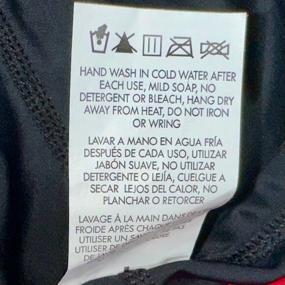 NWT TYR Men’s Alliance Splice Jammer Black Red Swimsuit Size 32 - Picture 8 of 13